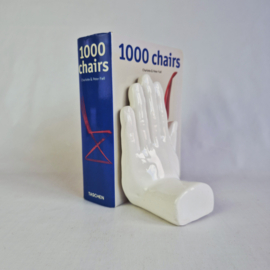 Boekensteun uit de Jaren 80 in de Vorm van een Hand