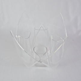 Lucite Zakdoekvaas | Vintage Acryl zakdoek vaas