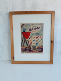 Originele advertentie White Heather uit 1956