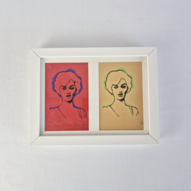 Retro Pop Art Ansichtkaarten Set van 3
