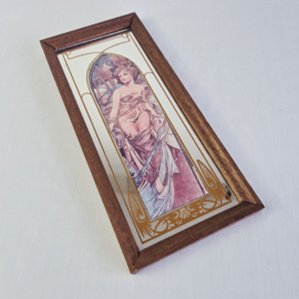 Art Nouveau Spiegel Éveil du Matin | Alphonse Mucha