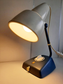 Vintage Philips tafellamp | Bureaulamp blauw