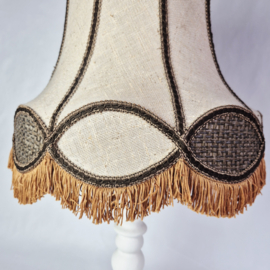 Vintage lampenkap met franjes