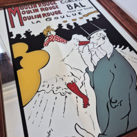 Vintage wandspiegel Moulin Rouge | Henri de Toulouse-Lautrec