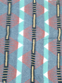 Vintage jaren 70 deken | plaid | MCM | ruit-patroon