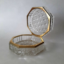 Kristallen sieradendoos | Juwelendoos Baccarat stijl | Franse loodkristallen doos