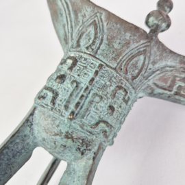 Antieke Chinese Jue uit de Shang- en Zhou dynastieën | Bronzen Jue voor rituelen