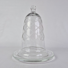 Vintage glazen stolp
