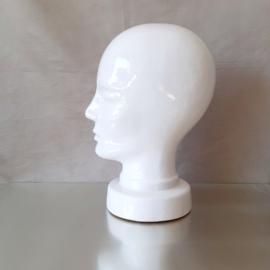 Vintage mannequin hoofd, keramisch 70s mannequin, West Germany 701, w-germany