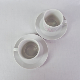 Vintage Eversberg West-Duitsland Kop en Schotel | Jaren 80 | Set van 2