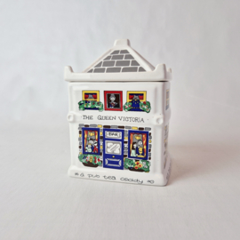 English Life Tea Caddie made by Wade