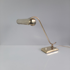 HECA Edam tafellamp | Messing bureaulamp | Leeslamp
