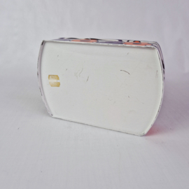Vintage jaren 70 blik Flowerpower