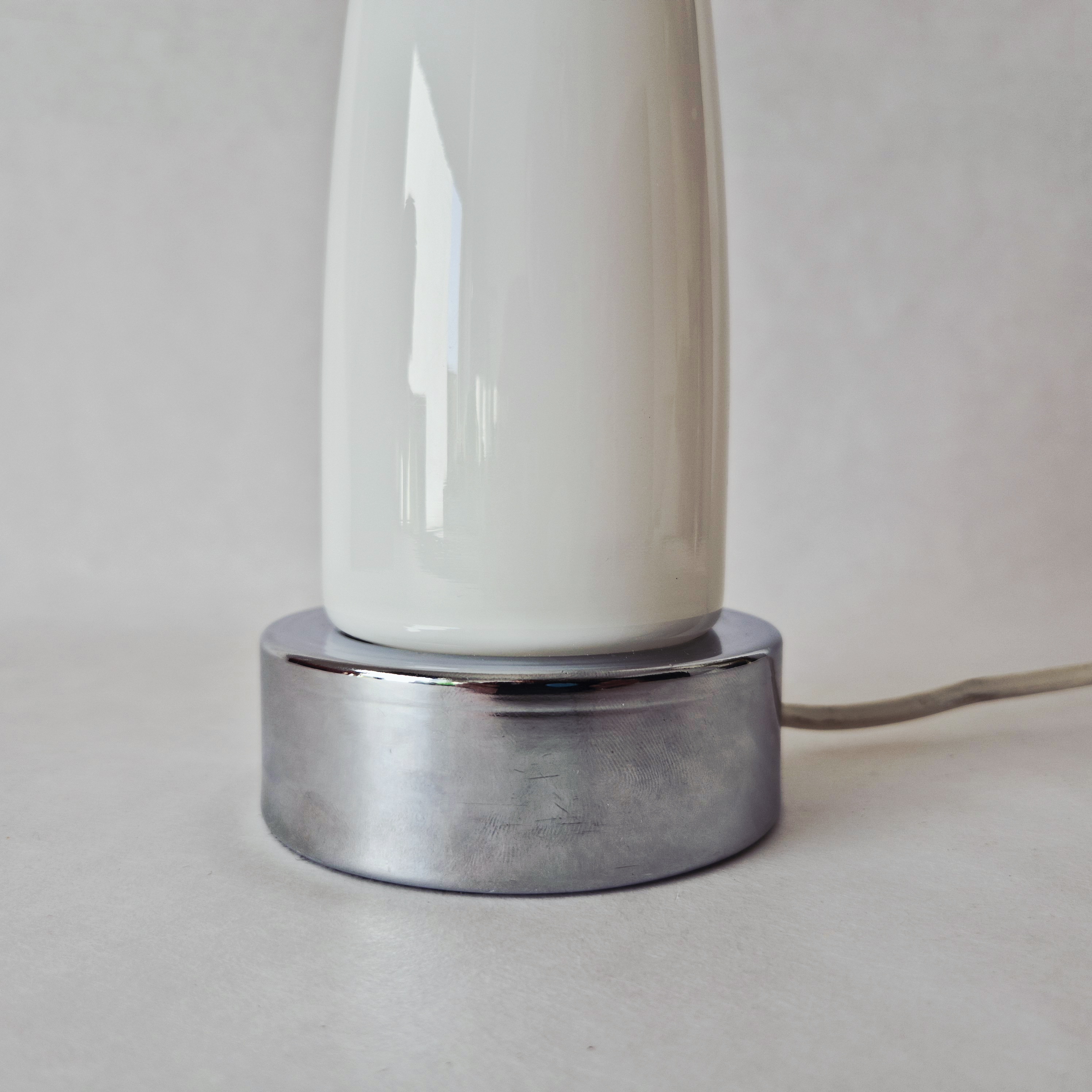 Jaren 90 Ikea tafellamp | Vintage glazen schemerlamp | Y2K lamp
