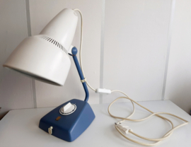 Vintage Philips tafellamp | Bureaulamp blauw