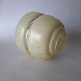 Art Deco glazen lampenkap