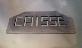 Art Deco bord Caisse | Origineel Art Deco uithangbord | French Art Deco sign