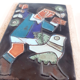 Keramische tegels Henk Potters| Jaren 70 | Kunsttegels