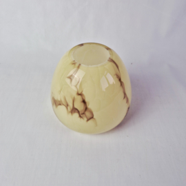Art Deco lampenkap gemarmerd opaline glas