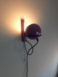 Gepo wandlamp paars, eyeball lamp