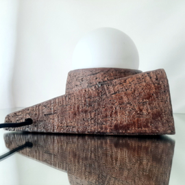 Brutalist wand- of tafellamp | Wandlamp driehoek | Keramische tafellamp