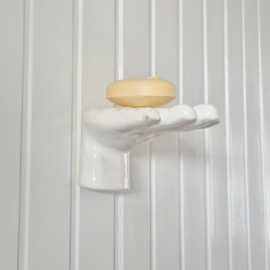 Boekensteun uit de Jaren 80 in de Vorm van een Hand