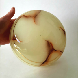 Gemarmerd lampenkap glas | Lampenkap ter vervanging | Stijlvolle lampenkap voor plafondlampap melkglas