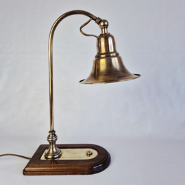 Vintage Messing bureaulamp