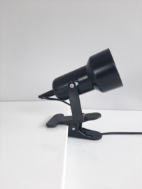 Jaren 80 zwarte klemlamp | Leeslamp