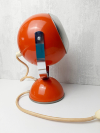 Vintage Space age | Jaren 70 oranje Eyeball | Tafellamp