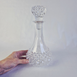 Cristal d'Arques-Durand karaf met 'Longchamp' diamantgeslepen ontwerp