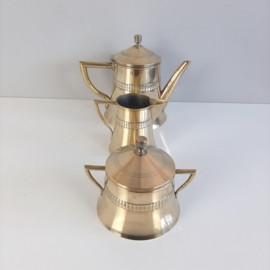 Art Deco theestel | Theeset Kallmeyer & Harjes | Art Deco jaren 30 patroon