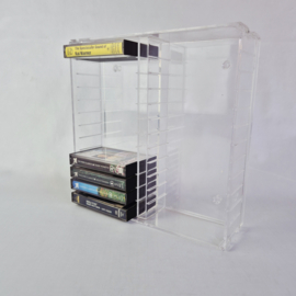 Vintage acryl casettebandjes box