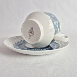 Set van 4 vintage kop en schotels uit de Castillian Collection | Toledo van Pontesa Ironstone