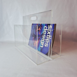 Vintage plexiglas lectuurbak