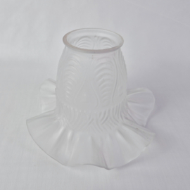 Jaren 50 lampenkap glas in Art Nouveau stijl