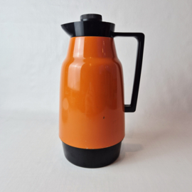 Vintage thermoskan oranje