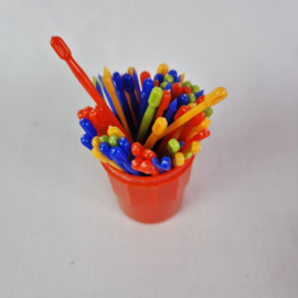 Vintage Teco cocktail prikkers