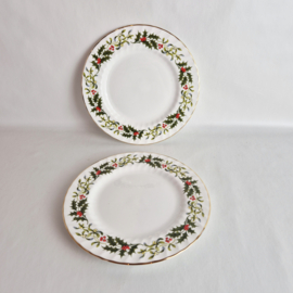 Royal Kendal porseleinen borden | Vintage Kerstservies