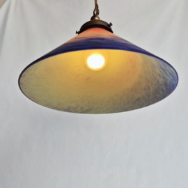 Pate de Verre Art Deco Hanglamp