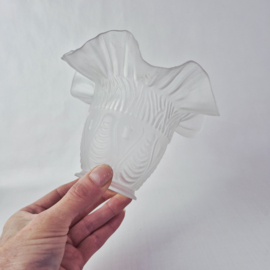 Jaren 50 lampenkap glas in Art Nouveau stijl