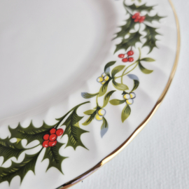 Royal Kendal porseleinen borden | Vintage Kerstservies