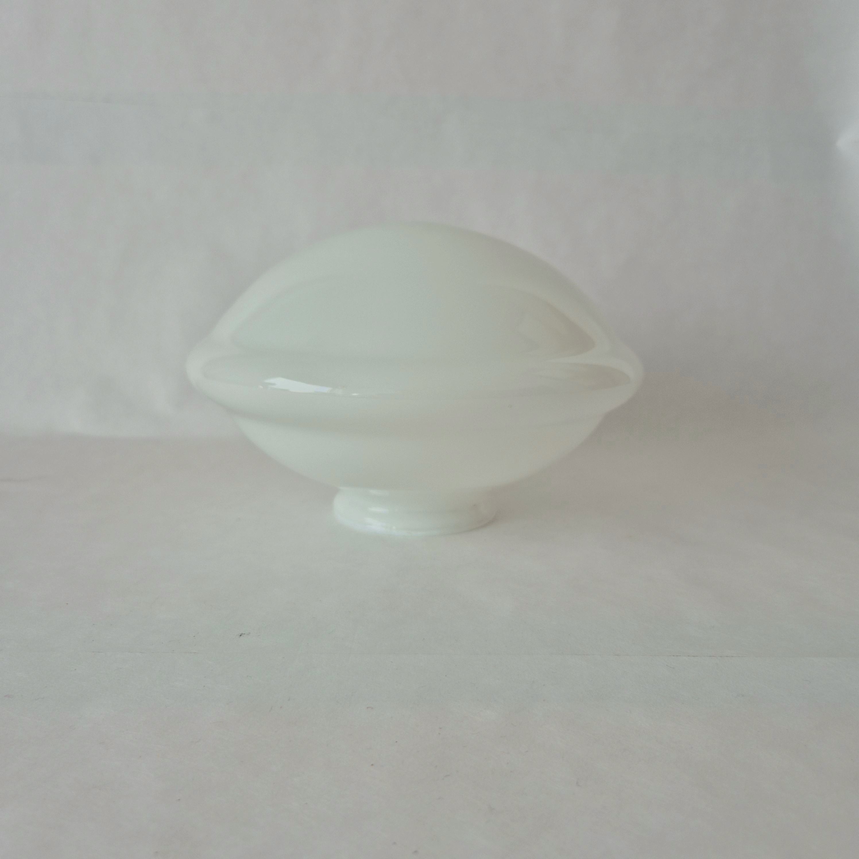 Jaren 30 lampenkap opalineglas | Art Deco glazen kap | Lampenkap ter vervanging | Giso glas Knoop grip 8