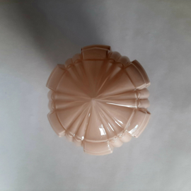 Thabur Art Deco plafondlamp in roze | Pastelroze schroefbol