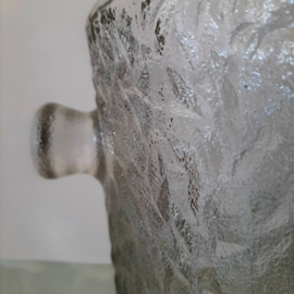 IJsemmer frosted glass | Vintage ijsemmer | Glazen wijnkoeler