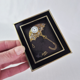 Vintage miniatuur schilderij G. Burgess London