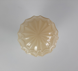 Thabur schroefbol, Art Deco plafondlamp in beige/geel