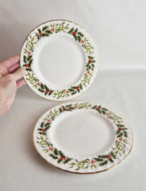 Royal Kendal porseleinen borden | Vintage Kerstservies