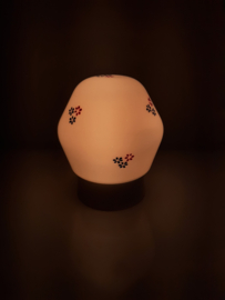 Philips schroefbol | Vintage plafondlamp met bloem decor | MCM