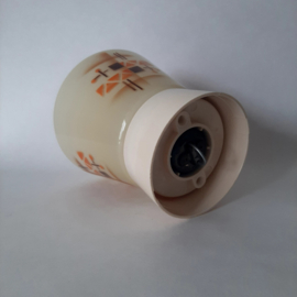 Jaren 50 plafondlamp | Schroefbol plafonniere | Kleurrijke plafondlamp
